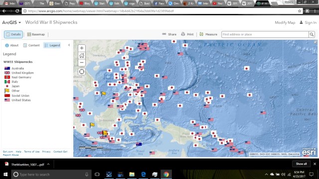 WW2 Shipwrecks - South and Central Pacific